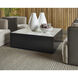 Selah 47.25 X 47.25 inch White / Black Coffee Table